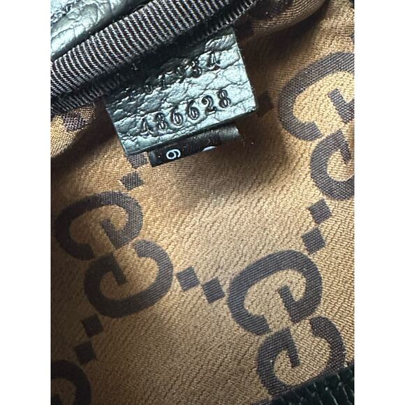 Gucci Maxi GG Logo BrownNylon Belt Bag 767934 Italy New - Picture 13 of 14